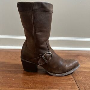 Durango Dark Brown Heeled Boots